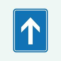 One Way traffic The Illustration vector