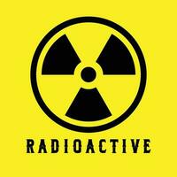 Radioactive Symbol The Illustration vector