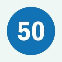 50 Minimmum Speed The Illustration vector