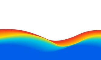 Abstract colorful wavy cover vector background