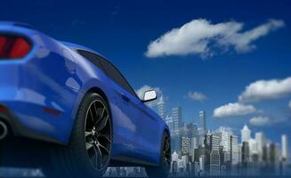 Concept Car and the Skyline photo