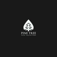 pine tree logo vector