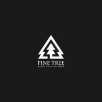 pine tree logo vector