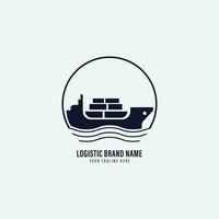 logistic logo vector