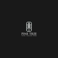 pine tree logo vector