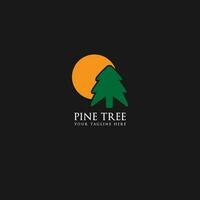 pine tree logo vector