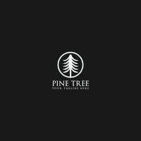 pine tree logo vector