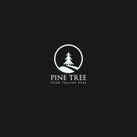 pine tree logo vector