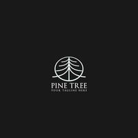 pine tree logo vector