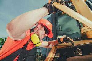 Excavator Engine Check photo