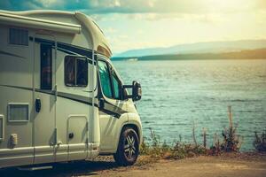 RV Camper Van Traveling photo