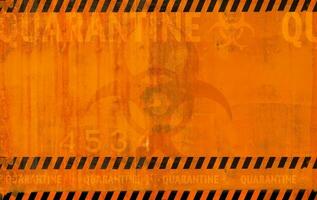 Coronavirus Quarantine Danger Zone Abstract Background photo