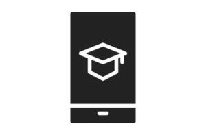 education solid icon, illustration, icon, vector