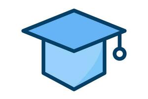 education filled icon illustration vector