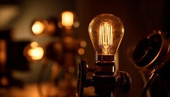 Electricity ignites imagination, fueling innovation and lighting up success generated by AI photo