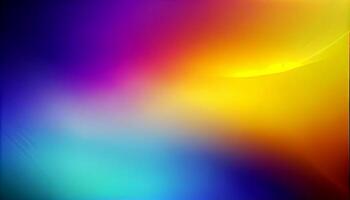 Abstract multi colored backdrop pattern in bright glowing yellow generated by AI photo