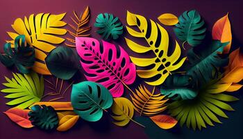 Nature Multi Colored Abstract Backdrop A Tropical Illusion , photo