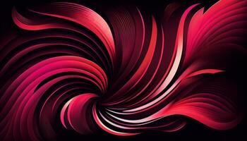 Abstract computer graphic design swirling multi color wave pattern , photo