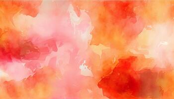 Abstract ink painting on multi colored backdrop with vibrant pink , photo