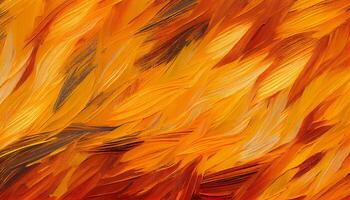 Vibrant feathers create abstract animal pattern backdrop , photo