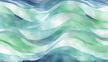 Abstract watercolor painting, multicolored wave pattern and backdrop , photo
