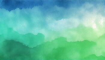 blue and green paint pattern background , photo