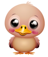 Baby Ente isoliert, ai generativ png