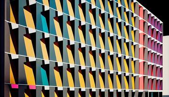 Abstract backdrop with geometric shape and repetition , photo