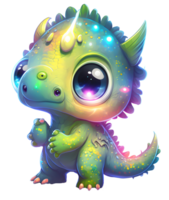 glowing baby dragon, png