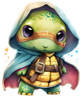 turtle outfit, Ai generative png