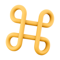 3d Rendern Befehl Taste Symbol. 3d machen Symbol zum geben ein Befehl Symbol. png