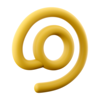 3d Rendern Post. Email Symbol. 3d machen Nachricht, Sozial Email Symbol. png