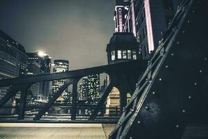 Downtown Chicago Iron Bridges photo