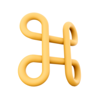 3d Rendern Befehl Taste Symbol. 3d machen Symbol zum geben ein Befehl Symbol. png