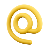 3d Rendern Post. Email Symbol. 3d machen Nachricht, Sozial Email Symbol. png