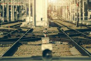 Railway Tracks and Switches photo