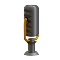 3d rendered table microphone perfect for podcast design project png