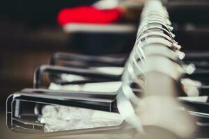 Retail Store Clothing Garment Rack photo