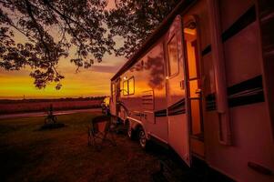 Travel Trailer Camping Spot photo