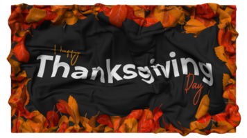 Thanksgiving Day Flag Waves with Realistic Bump Texture, Flag Background, 3D Rendering png