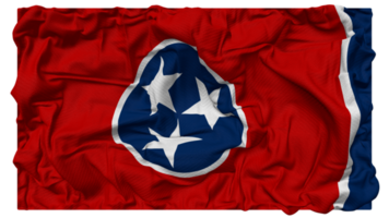 State of Tennessee Flag Waves with Realistic Bump Texture, Flag Background, 3D Rendering png