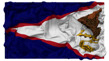 American Samoa Flag Waves with Realistic Bump Texture, Flag Background, 3D Rendering png