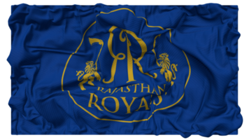 Rajasthan royals, rr drapeau vagues avec réaliste bosse texture, drapeau arrière-plan, 3d le rendu png