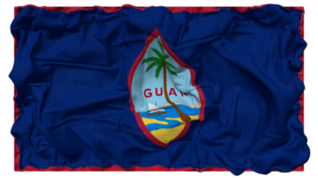 Guam drapeau vagues avec réaliste bosse texture, drapeau arrière-plan, 3d le rendu png