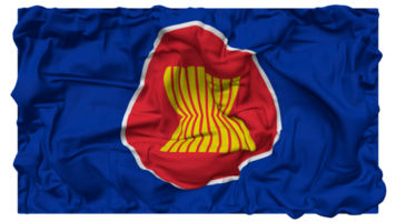 Verband von Süd-Ost asiatisch Nationen, asean Flagge Wellen mit realistisch stoßen Textur, Flagge Hintergrund, 3d Rendern png