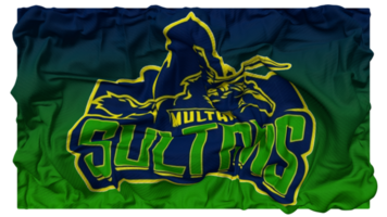 Multan Sultans, MS Flag Waves with Realistic Bump Texture, Flag Background, 3D Rendering png