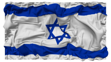 Israel Flag Waves with Realistic Bump Texture, Flag Background, 3D Rendering png