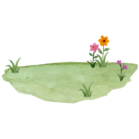 Flower cartoon hand drawn Clip art Element Transparent Background png