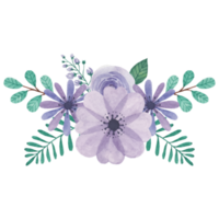 Flower bouquet, floral Clip art Element Transparent Background png