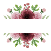 blomma bukett, blommig klämma konst element transparent bakgrund png